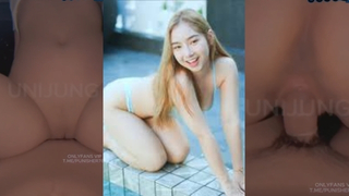 คลิปหลุด Unijung น้องยูนิจัง ดาวOnlyfansหุ่นอวบแน่นกำลังดีขึ้นโยกควยเอวโครตดีครางซี๊ดซ๊าดได้อารมณ์จัดเย็ดจนหีแฉะหมดแล้ว